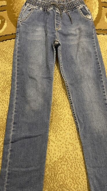 детские вещи на 9 лет: Uşaq şalvar dəsti – 4 ədəd 1) Açıq boz/ağarmış denim cins: - Klassik — 2