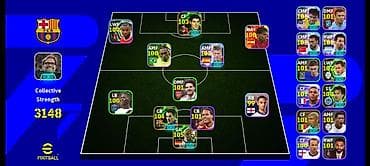 kolleksiya: EFootball komandası – yüksək reytinqli hesab - Klub teması: Barcelona — 1