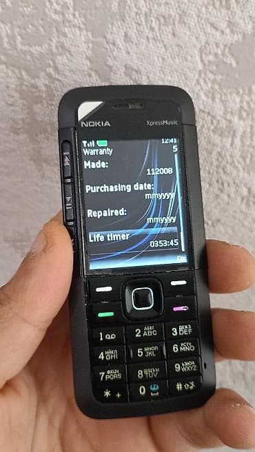 Nokia 5310, < 2 GB Memory Capacity, rəng - Qara, Düyməli, Zəmanət — 6