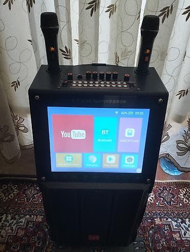 karaoke ses sistemi: Ağıllı karaoke sistemi – böyük ekranlı, Android əsaslı portativ — 1