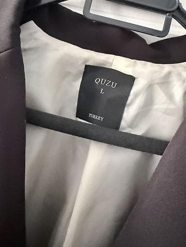 nike jaket: Qısaqollu qısa blezer – QUZU, ölçü L - Brend: QUZU (Turkey) - Rəng — 2