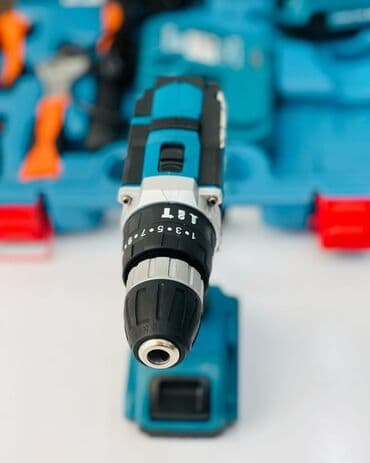 отсев 2: Новый Набор с дрелью, предметов: 128, Дрель-шуруповерт — 2