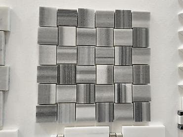 can eti: Mozaik mərmər plitə seti - Material: təbii mərmər - Forma: kvadrat — 1