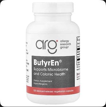 Satılır: Allergy Research Group ButyrEn – 100 kapsul Bağırsaq