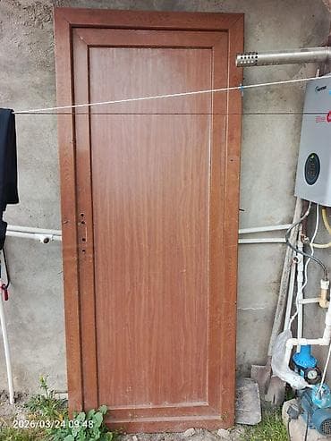 Plastik qapi 220/95sm 110azn Bine 6974 leli Taxta görünümlü qapı və