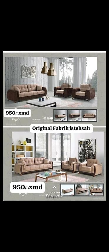 kunc divan satilir: Yeni, Divan, 2 kreslo — 1