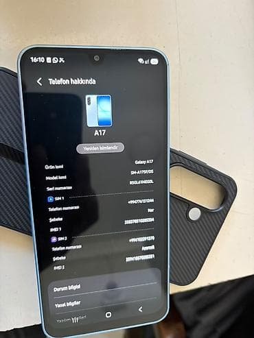 blic ip kamera: Samsung Galaxy A17, rəng - Mavi, İki sim kartlı — 1