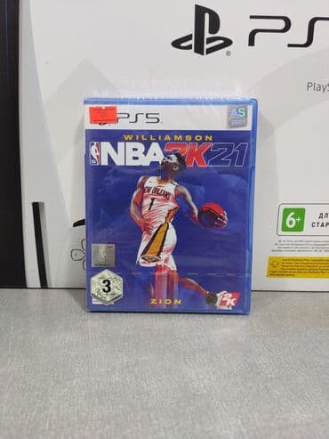 oyun rol seti: Playstation 5 üçün nba 2ķ21 oyun diski. Tam yeni, original bağlamada — 1