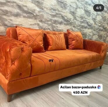 диван французская раскладушка с ортопедическим матрасом: Divan, Yeni, Açılan, Bazalı, Parça, Şəhərdaxili pulsuz çatdırılma — 2