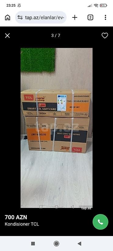 TCL kondisioner – Inverter, “Smart Air, Soft Care” seriyası Model — 2