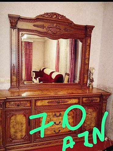 tarsofka boya: Klassik üslubda iri qarderob dolabı - Material: MDF/taxta əsaslı — 10