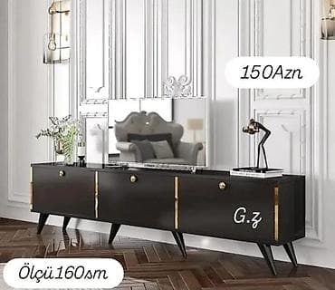 tvi alti: Yeni, Düz TV altlığı, Polkalı, Laminat, Azərbaycan — 3