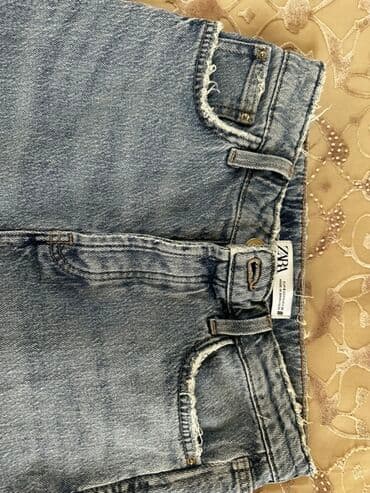 ağ qadın ətəkləri: Midi Ətək, Zara, Cins, S — 3