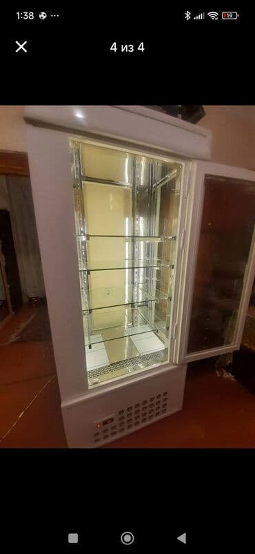 Vitrin tipli soyuducu - Şüşə vitrinli, işıqlanmalı nümayiş soyuducusu