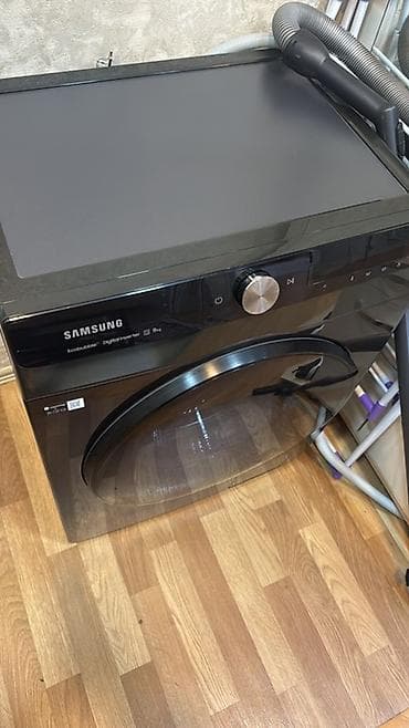 Texnikanın təmiri: Samsung paltaryuyan maşın – ön yükləməli, qara (graphite) rəng. - — 2