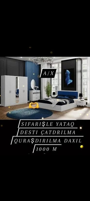 Yataq otağı dəsti yeni