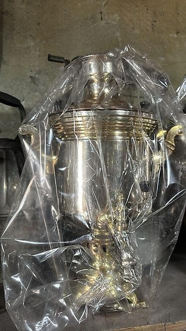 mis samovarlar: Somavar. Klassik kömür/soba tipli samovar. Az işlənib 5 lt - — 3