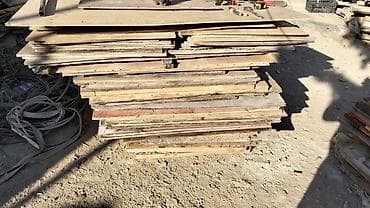 Taxta plitələr: Təsvir: - Material: Təbii taxta lövhə (şalban/plyanka tipli, iri — 10