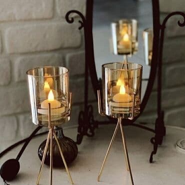 Bayram məhsulları: 3-lü dest şamdan — 1