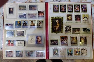 Məhsul: SSRİ poçt markaları albomu – “Rəsmlər markalarda” mövzusu