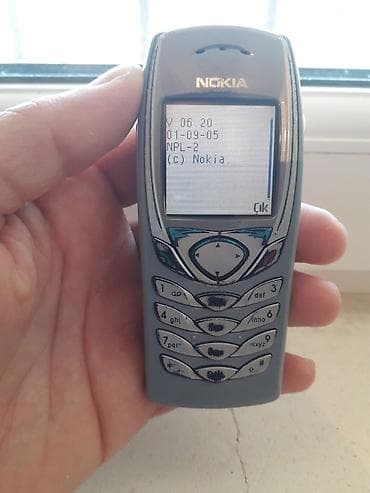 telefonlar quba: Nokia 6600, < 2 GB Memory Capacity, rəng - Göy, Düyməli — 2