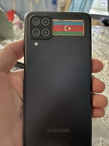 işlənmiş kamputer: Samsung Galaxy A12, 64 GB, rəng - Qara, Barmaq izi — 1