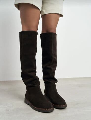 Çəkmə, Ölçü: 38, rəng - Qəhvəyi, Yeni