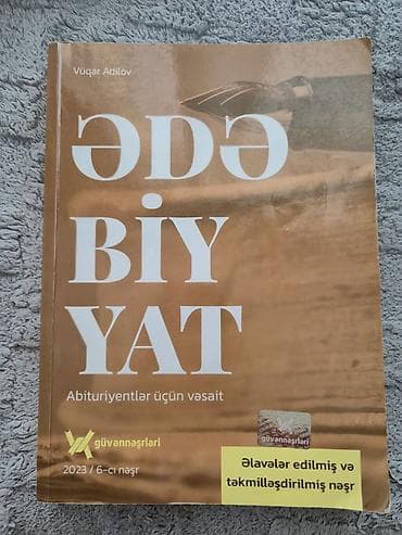 Güvən Nəşriyyatının abituriyentlər üçün hazırladığı məşhur "Ədəbiyyat"