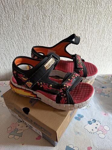 Цвет - Черный Босоножки, Skechers, Размер: 34, Для мальчиков
