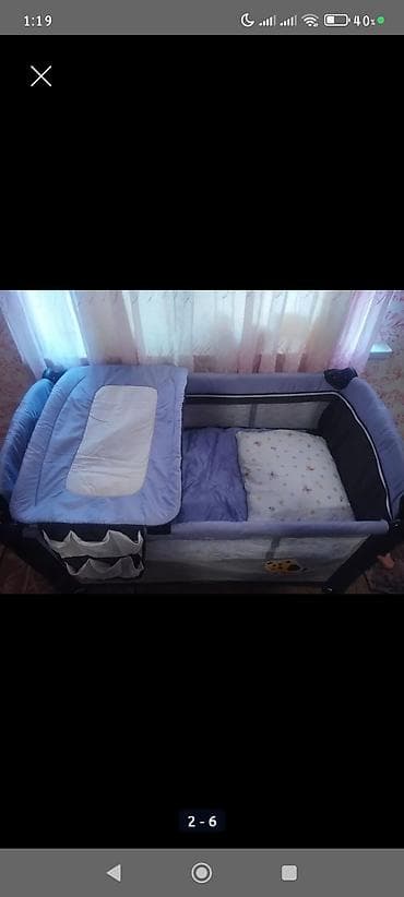 Beşiklər: Oğlan və qız üçün, Dördbucaq, Beşik, Matras ilə, Yellənmə mexanizmsiz — 3