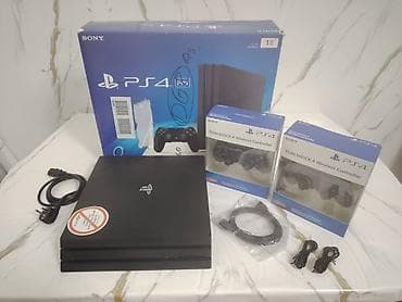 PlayStation 4 Pro 1 Tb yadas yadasinda 12 en mesur oyunlar var. Sistem
