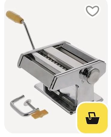 Əl ilə işləyən xəmir yeməklər hazırlama aparatı - Material: xrom