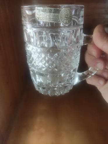 Stəkanlar, Xrustal, 2 ədədli dəst, 250 ml, Çexiya