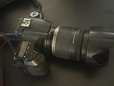 Canon EOS 60D. Orginal 24000 probeq ile .Fotoaparat ve flash adapteri