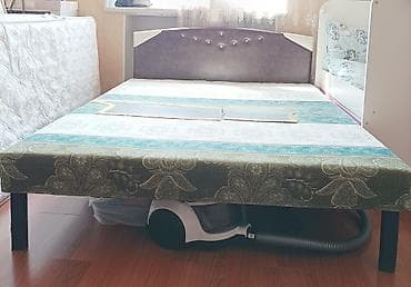 İşlənmiş, İkinəfərlik çarpayı, Bazasız, Matras ilə, Siyirməsiz — 4