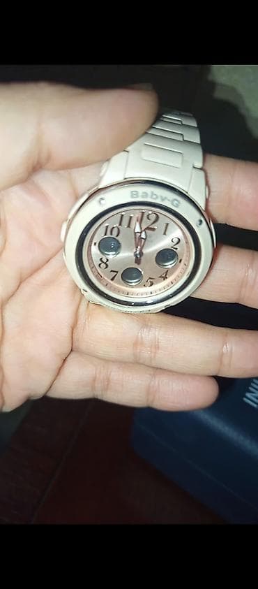 saat: İşlənmiş, Qol saatı, Casio, rəng - Çəhrayı — 5