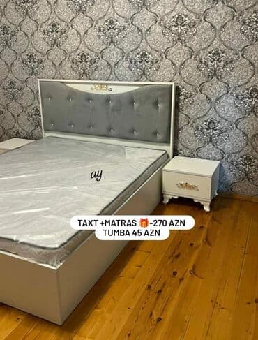 uşaq çarpayısı gəncə: Yeni, İkinəfərlik çarpayı, Bazasız, Matras ilə, Siyirməsiz, Azərbaycan — 1