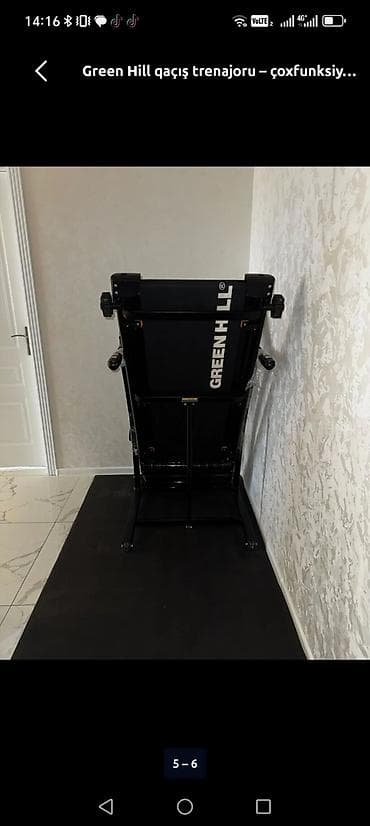 qaci: Green Hill qaçış trenajoru – teze salafandi səs etirmiyen xalcada — 2