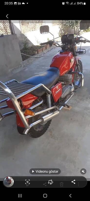 мопеды и мотоциклы: Mototsikl – yük daşımağa uyğun, qabaq və arxa baqajlı. - Rəng — 10