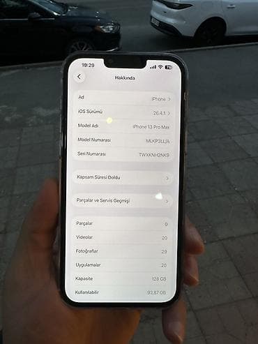 iphone xs 2 cı el: IPhone 13 Pro Max, 128 GB, Gümüşü, Face ID — 4
