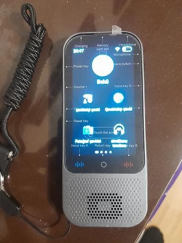 asus ekran: AI Translator – portativ səsli tərcüməçi cihazı.Demək olar ki istifadə — 2