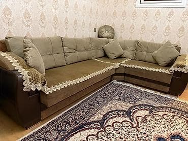 divan ustasi: Künc divan, İşlənmiş, Açılan, Bazalı, Parça, Çatdırılma yoxdur — 3