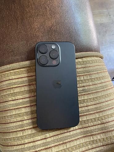 IPhone 15 Pro, 128 GB, Black Titanium, Zəmanət