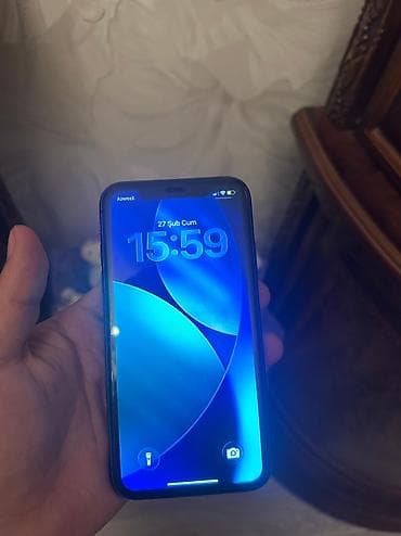 IPhone 11, 64 GB, Qara, Zəmanət, Simsiz şarj, Face ID