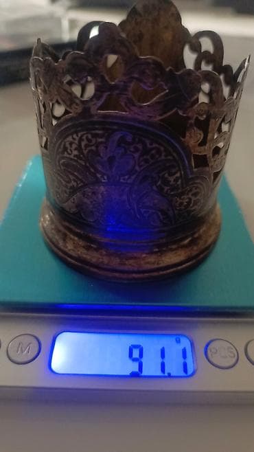 süfreler: Məhsul: Gümüş 875 fincanaltı,podstakannik.Sovet.qramı-4,5 azn — 5