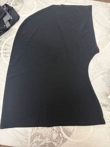 kişilər ucun dəri papaqlar və kepkalar: Qara rəngdə, ikiüzlü istifadə oluna bilən başlıq/boru şarf (balaklava — 2