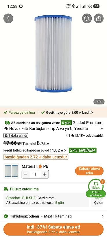 cd kart: İntex karkaslı hovuz dəsti – model H28225588210NP - Ölçü: 366 x 76 sm — 8