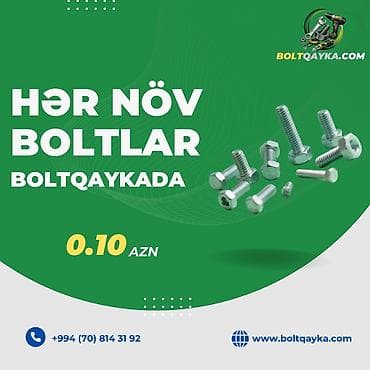 Bərkidici məhsullar: Layihələriniz və tikinti işləriniz üçün keyfiyyətli bolt, qayka və — 1