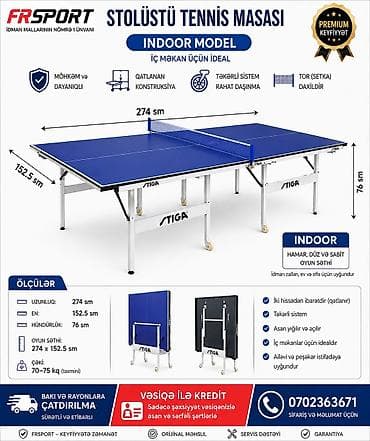 💥 Tennis, stolüstü tennis masası ✅ 7/24 əlaqə saxlaya bilərsiz. ✅