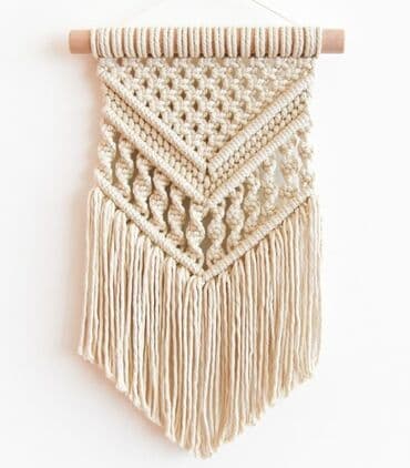 divar ucun dekor: Makrame divar bəzəyi otağınıza bohem ab-havası qatmaq üçün nəzərdə — 1